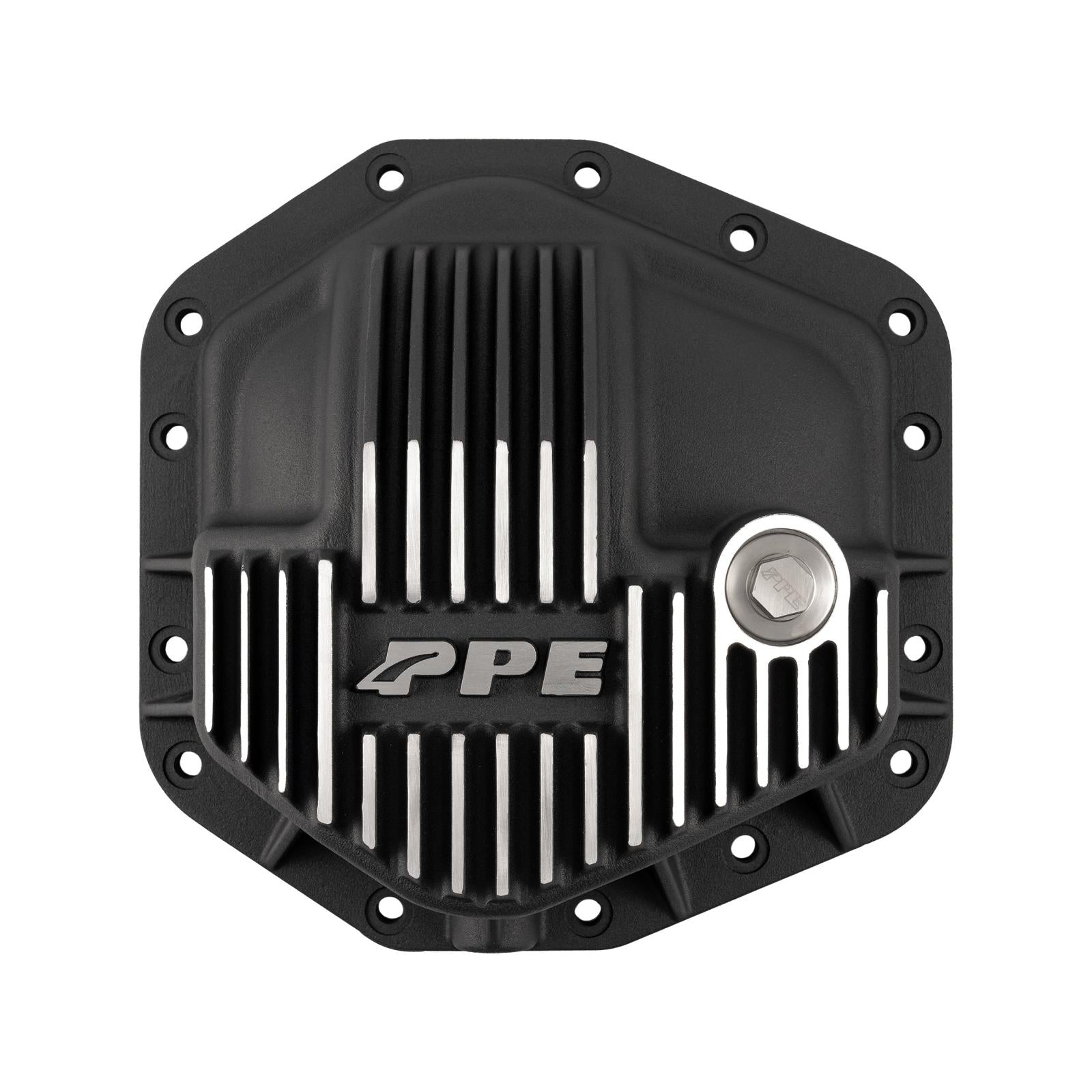 23-25 Ford Super Duty Dana M235 -14 Bolt Heavy-Duty Cast Aluminum Front Differential Cover Brushed Pacific Performance Engineering