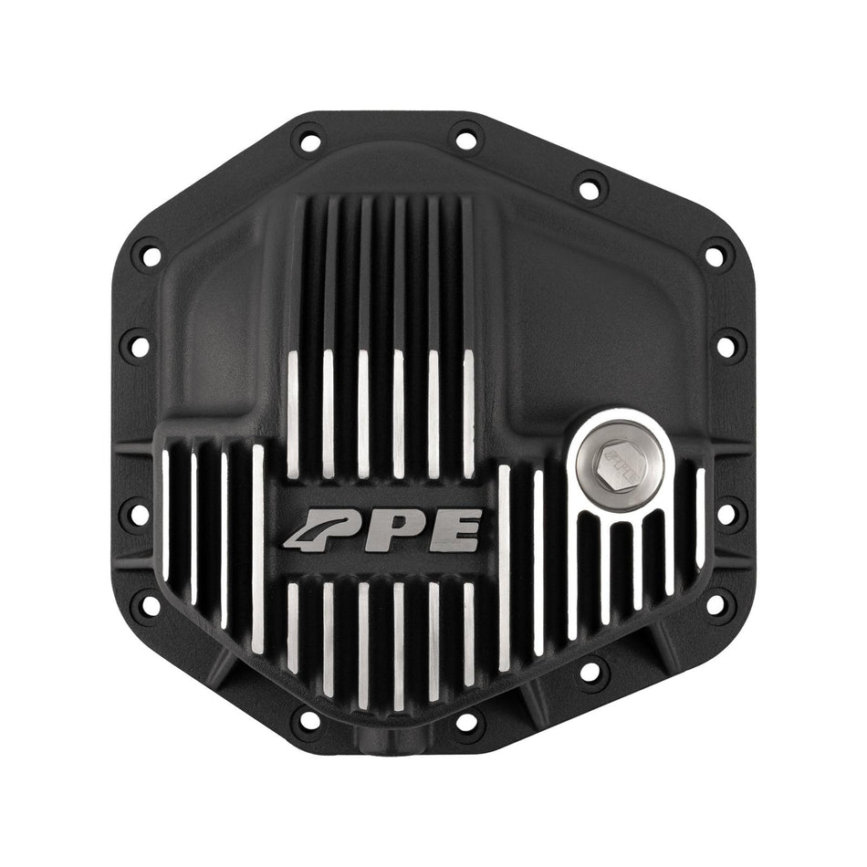 23-25 Ford Super Duty Dana M235 -14 Bolt Heavy-Duty Cast Aluminum Front Differential Cover Brushed Pacific Performance Engineering