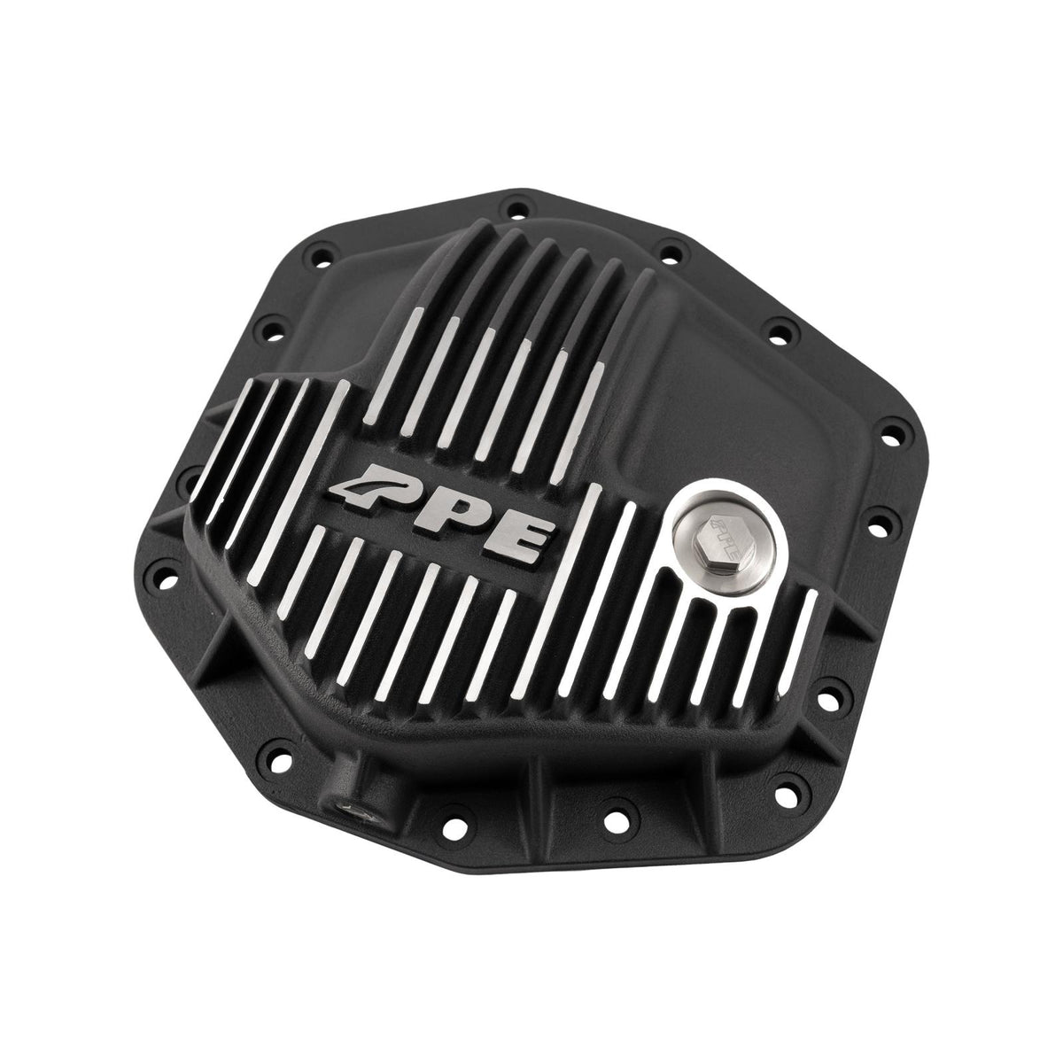 23-25 Ford Super Duty Dana M235 -14 Bolt Heavy-Duty Cast Aluminum Front Differential Cover Brushed Pacific Performance Engineering
