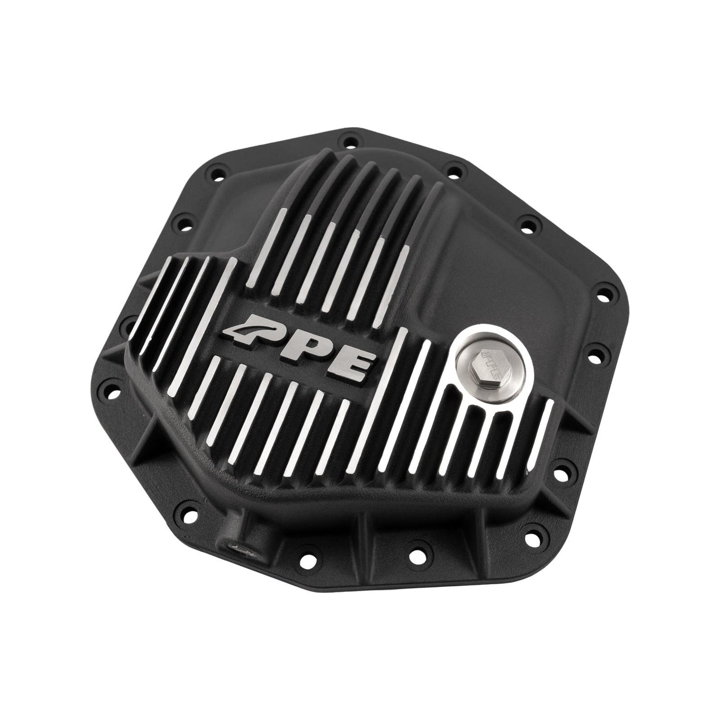 23-25 Ford Super Duty Dana M235 -14 Bolt Heavy-Duty Cast Aluminum Front Differential Cover Brushed Pacific Performance Engineering