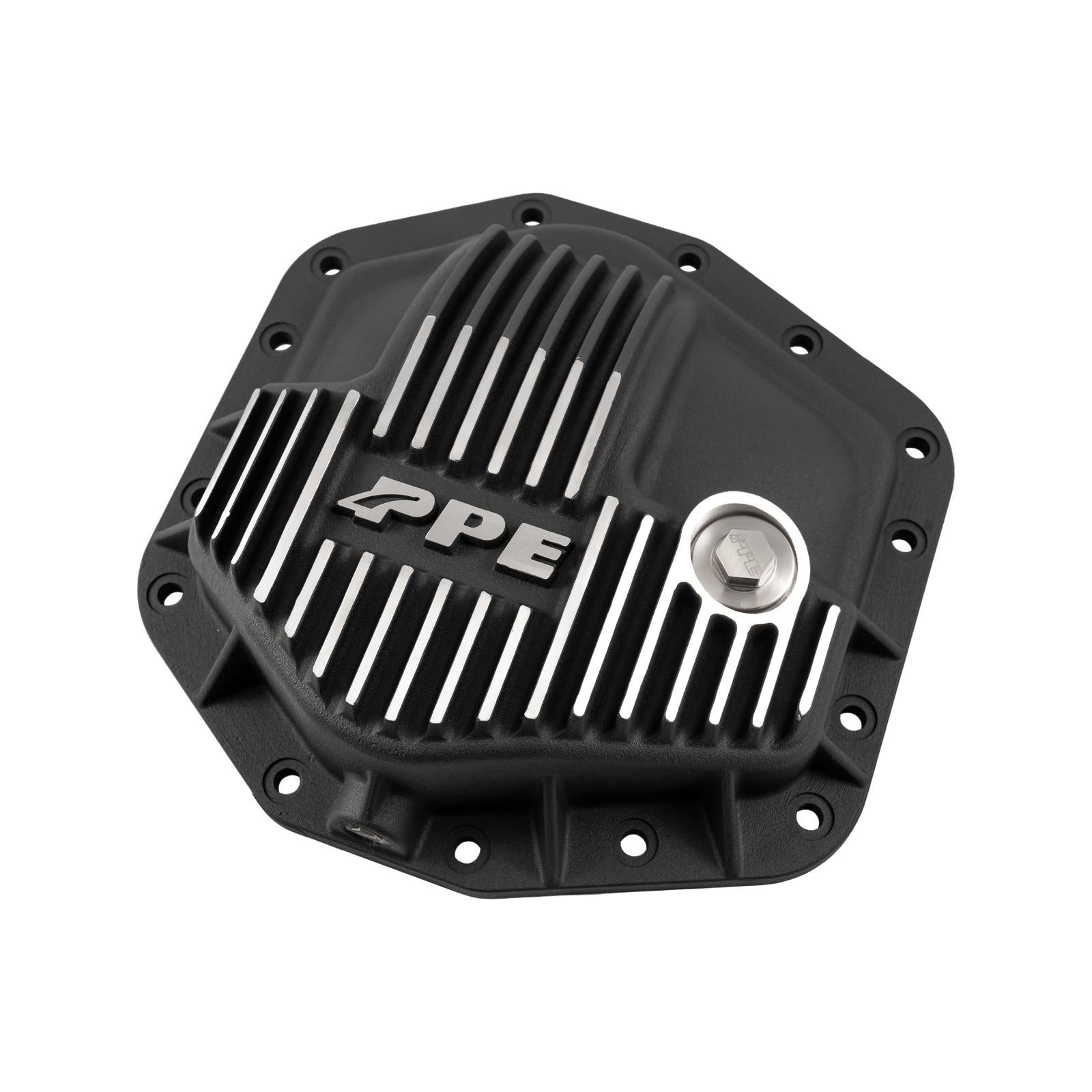 23-25 Ford Super Duty Dana M235 -14 Bolt Heavy-Duty Cast Aluminum Front Differential Cover Brushed Pacific Performance Engineering