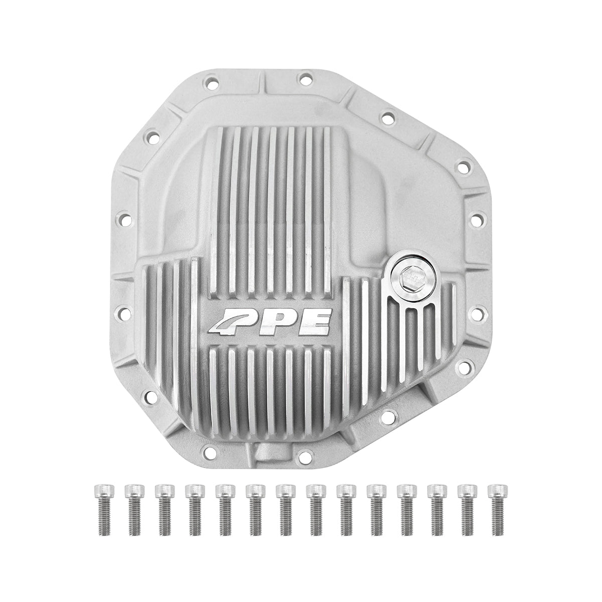 17-22 Ford SuperDuty DANA M275 Heavy-Duty Cast-Aluminum Rear Differential Cover Brushed Pacific Performance Engineering