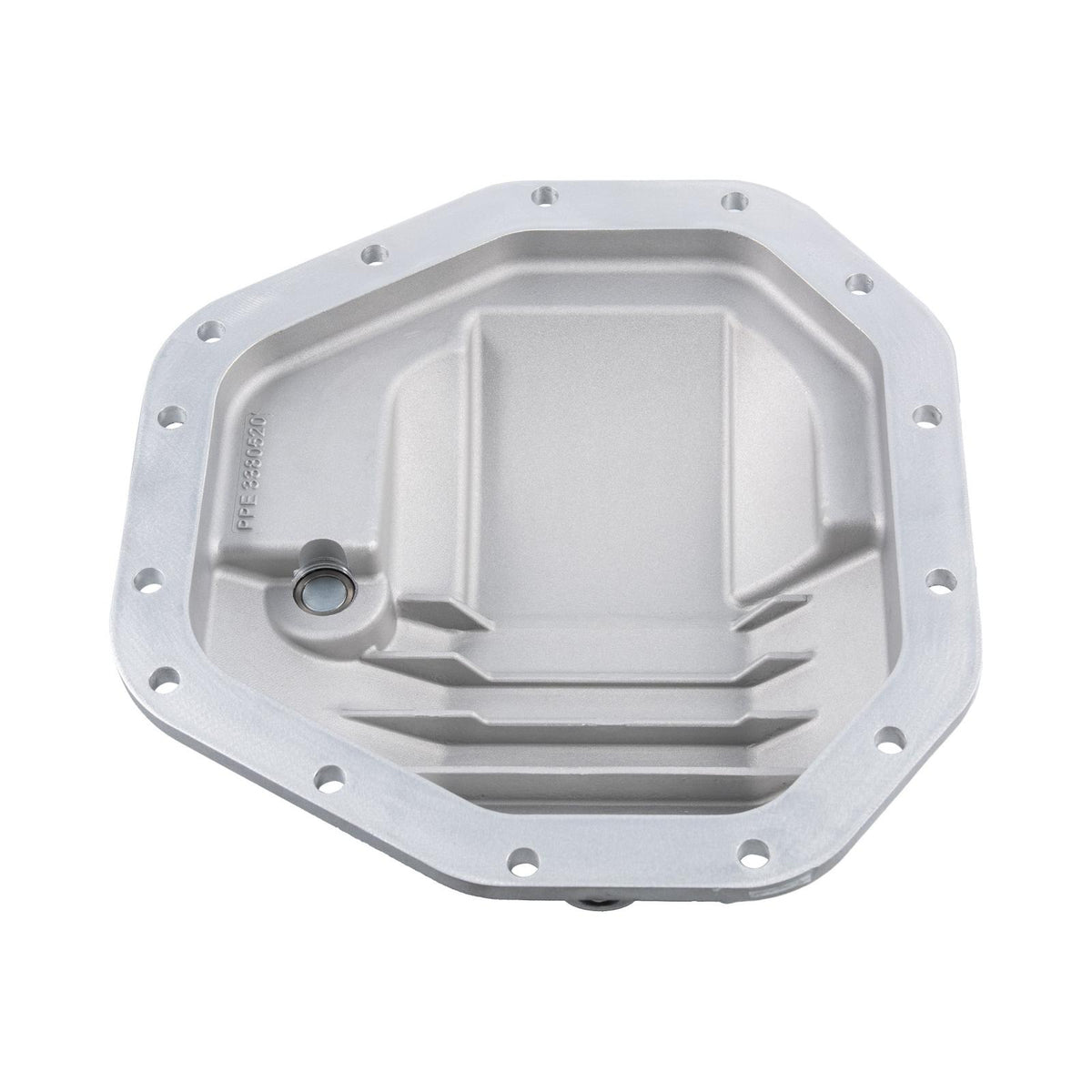 17-22 Ford SuperDuty DANA M275 Heavy-Duty Cast-Aluminum Rear Differential Cover Brushed Pacific Performance Engineering