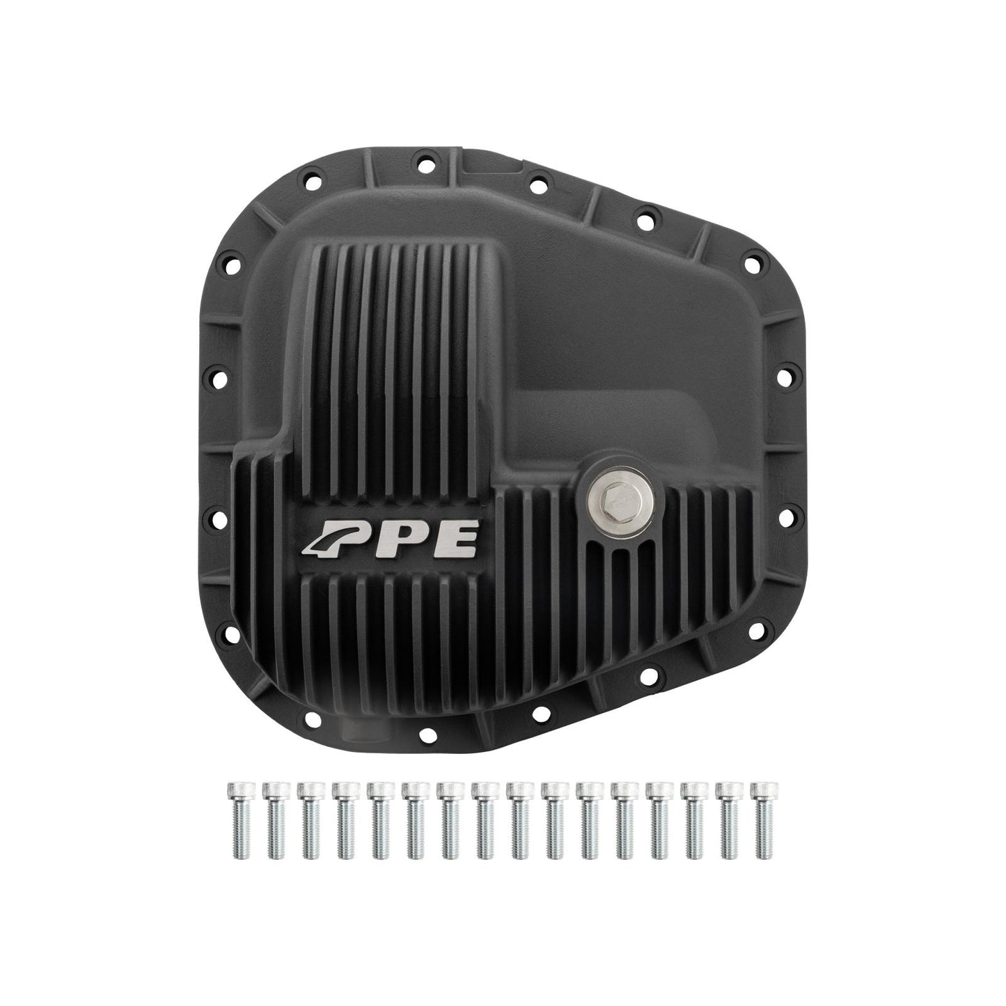 23-25 Ford SuperDuty Sterling 11.6 Inch- 16 Bolt Heavy-Duty Cast-Aluminum Rear Differential Cover-Black Pacific Performance Engineering