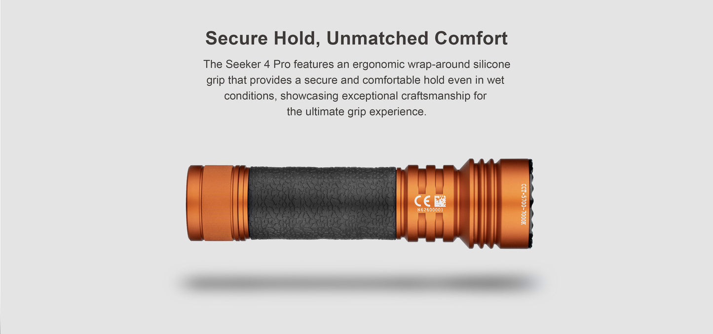 OLight Seeker 4 Pro High Power Flashlight