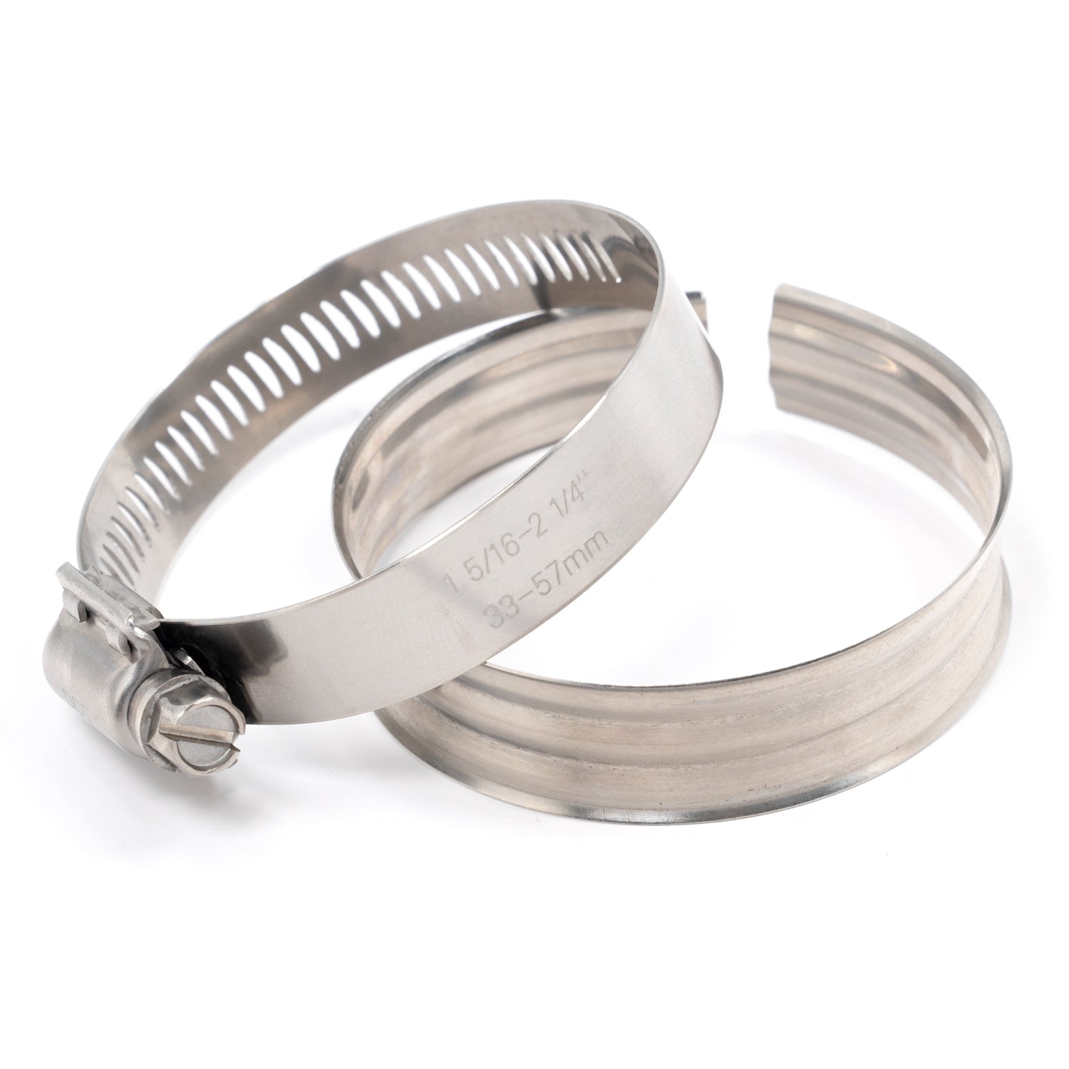 Hose Clamp with W-Style Inner Liner 2.75 Inch ID 52-76mm PPE Diesel 14.2mm PPE Diesel Wide