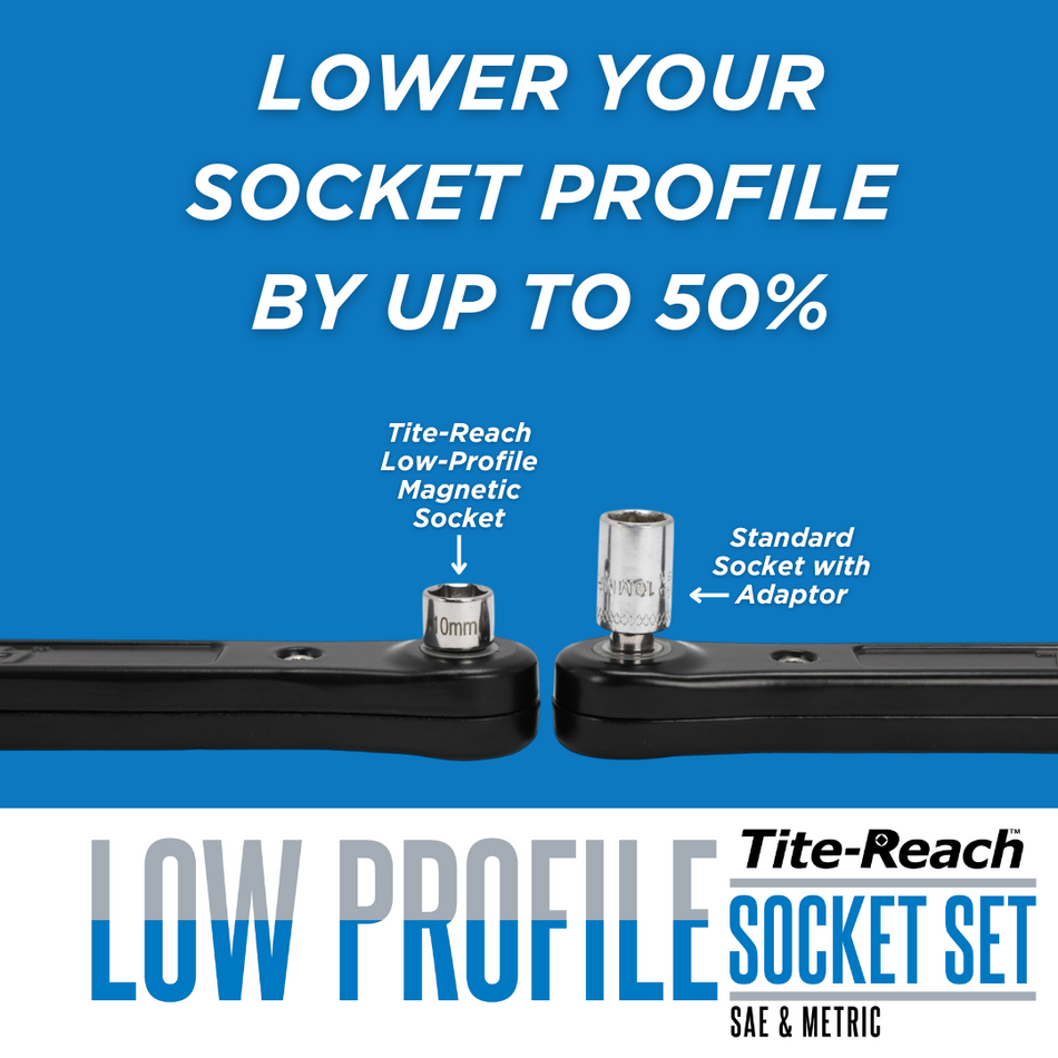 1/4" Drive Low Profile Socket Set