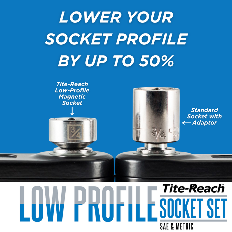 3/8" Drive Low Profile Socket Set