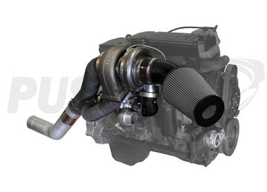 Pusher High Mount Compound Turbo System for 2003-2007 Dodge Cummins Trucks