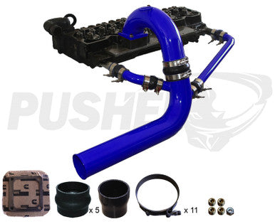 Pusher 3.5" MEGA Intake System with Cross-Air 2003-2007 Dodge Cummins