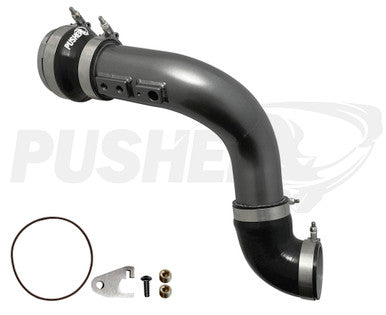 Pusher HD 3" Cold Side Charge Tube for 2011-16 Ford F250/350/F450/F550 6.7L Powerstroke w/ Throttle Valve Adapter